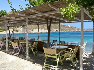 terrasse de restaurant en bord de mer