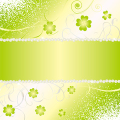 Plakat green background