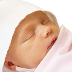 Fototapeta na wymiar newborn baby