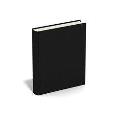 Blank book with black cover