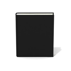 Blank book with black cover