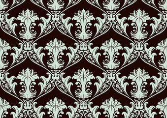 Seamless Damask Wallpaper