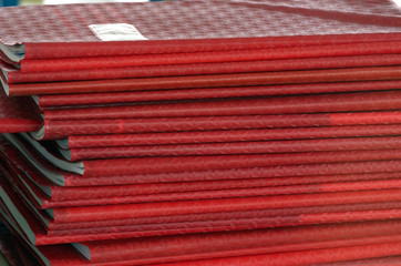 cahiers d'écoles rouges