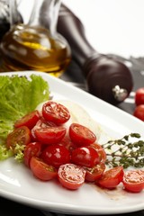 tomatoes with mozzarella