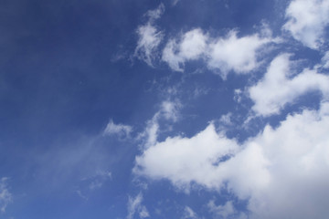 Obraz premium 青空と雲