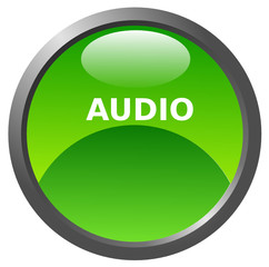 Audio glossy icon