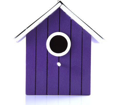 Purple Bird House