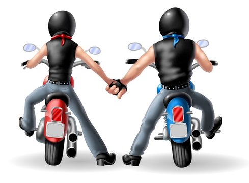 coppia bikers