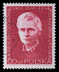Poland - CIRCA 1964: A stamp - Maria Sklodowska