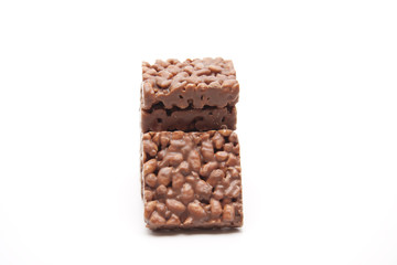 Puffreis mit Schokolade