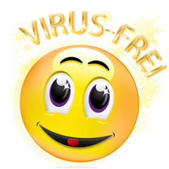 smiley - virus frei