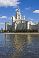 Fototapeta na wymiar Moscow, skyscraper