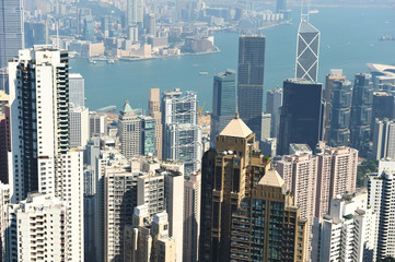Obraz premium Hong Kong cityscape
