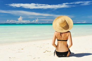 Girl on a beach