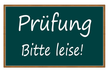 Obraz premium Prüfung