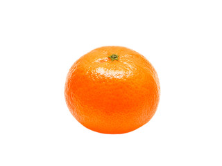 Mandarins isolated on white background