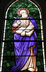 Obraz premium Vitrail de l'église Saint-Hippolyte à Paris