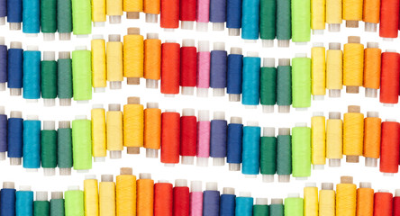 Background with coils of threads