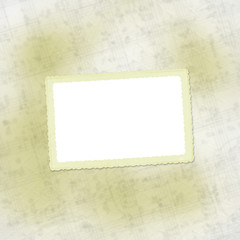 Obraz premium frame for greeting or congratulation with garland of flower