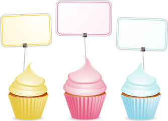 Cupcakes and labels