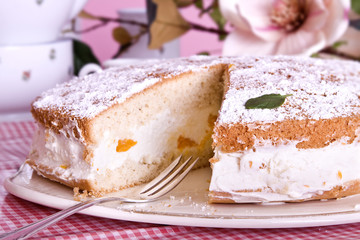 Kuchen mit Mandarinen