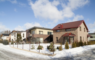 Modern European mass rural building