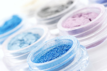 Eye shadows close-up