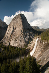 On the way to the top of Half Dome
