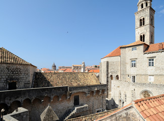 Fototapeta na wymiar Remparts de Dubrovnik