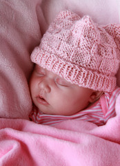 cute baby sleeping