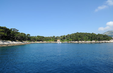 Port de l'île de Lokrum