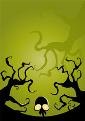 hintergrund alien cartoon halloween