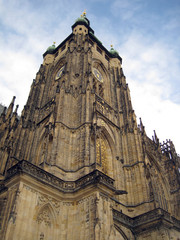 Fototapeta na wymiar St. Vitus Cathedral in Prague, Czech Republic.