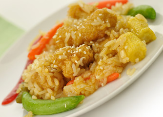 sesame orange chicken