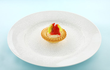 Cream And Strawberry tart