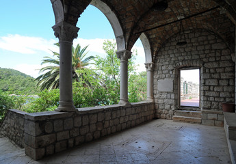 Obraz premium Île de Mljet - Monastère Sainte-Marie
