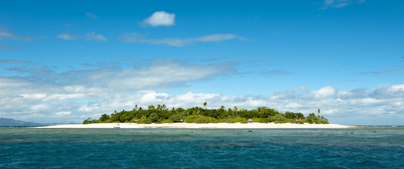 onbewoond afgelegen eiland Mala Mala, onderdeel van de Fiji-eilanden