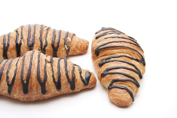 Croissant mit Schokolade