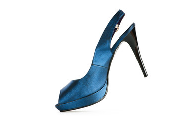 Woman shoes isolated on the white background