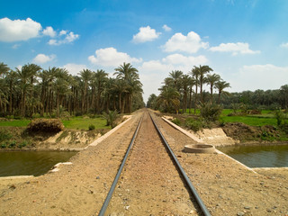 Railway network in Cairo