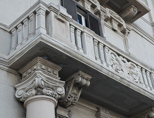 Historic balcony.