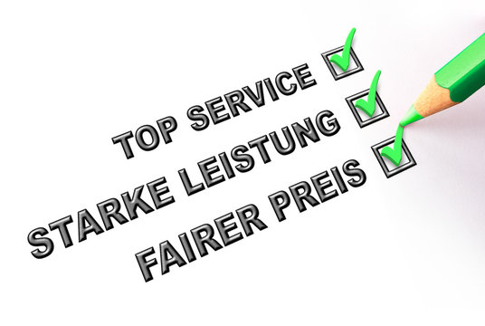 3D Top Service-Leistung-Preis