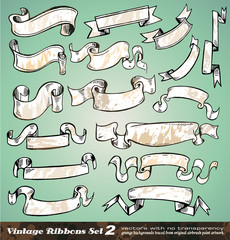Vintage Ribbons - Set 2