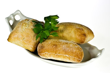 Ciabatta bread rolls
