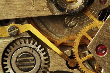 old clock mechanism
