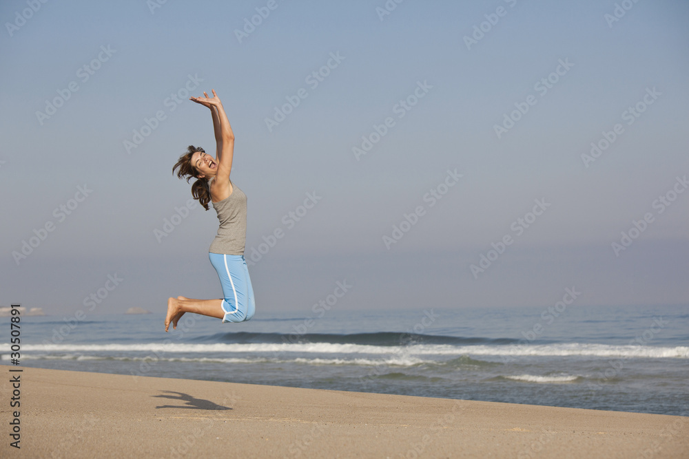 Wall mural Jumping