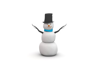 Illustrated Snowman