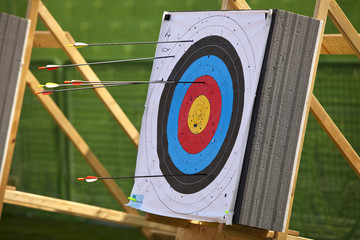 Zielscheibe mit Ringen