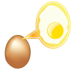 Eggs idea. EPS10