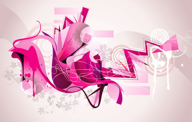 ink abstract vector illustration